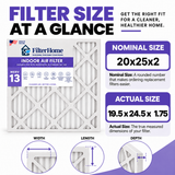 20X25X2 MERV 13 Air Filter