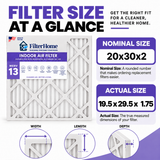 20X30X2 MERV 13 Air Filter