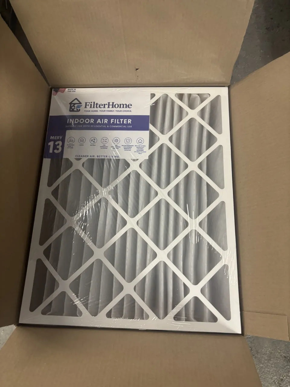 FilterHome MERV 13 HVAC & Furnace Air Filters on Long Island