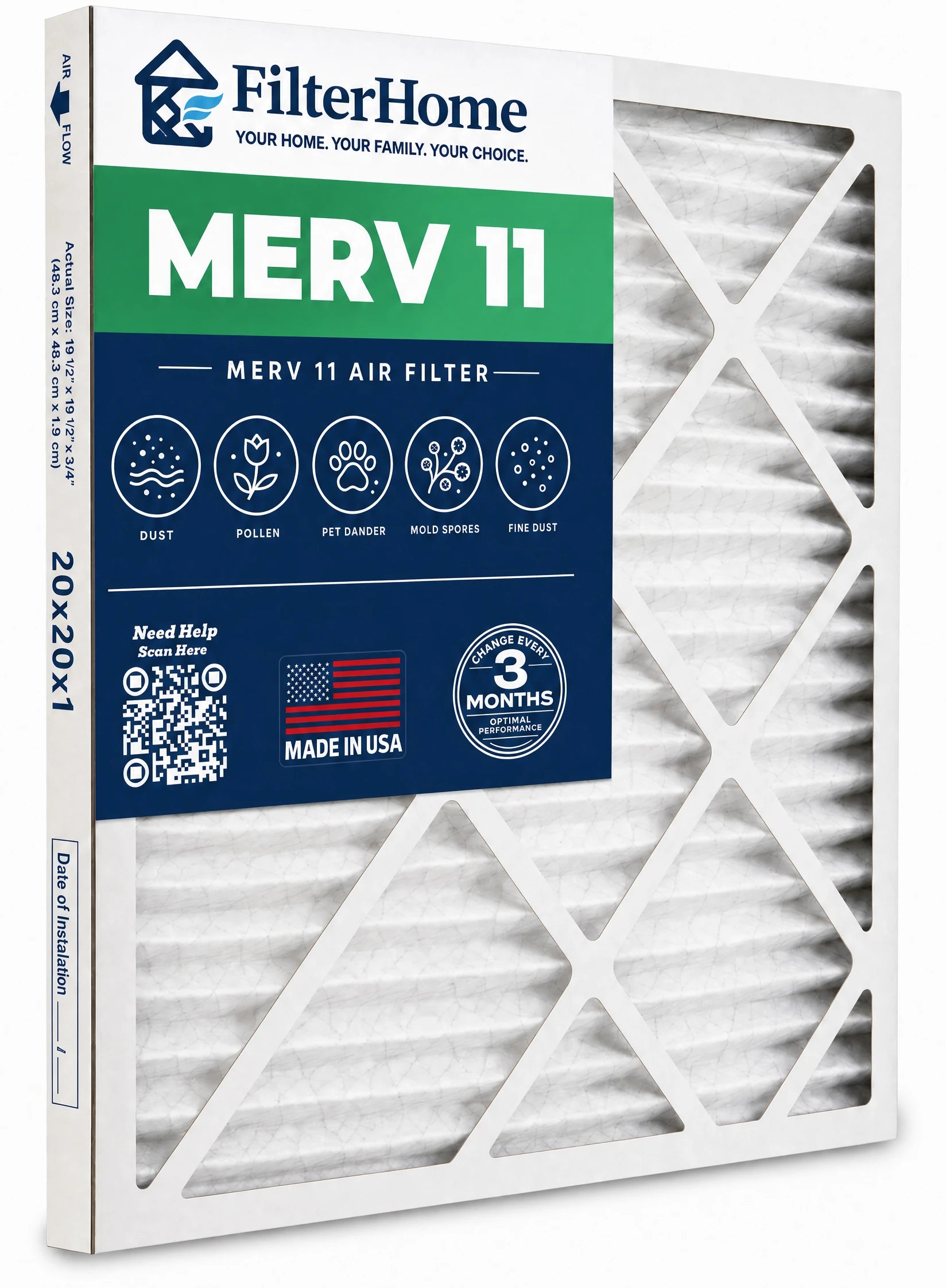 MERV 11 Air Filter – Balanced Home Protection
