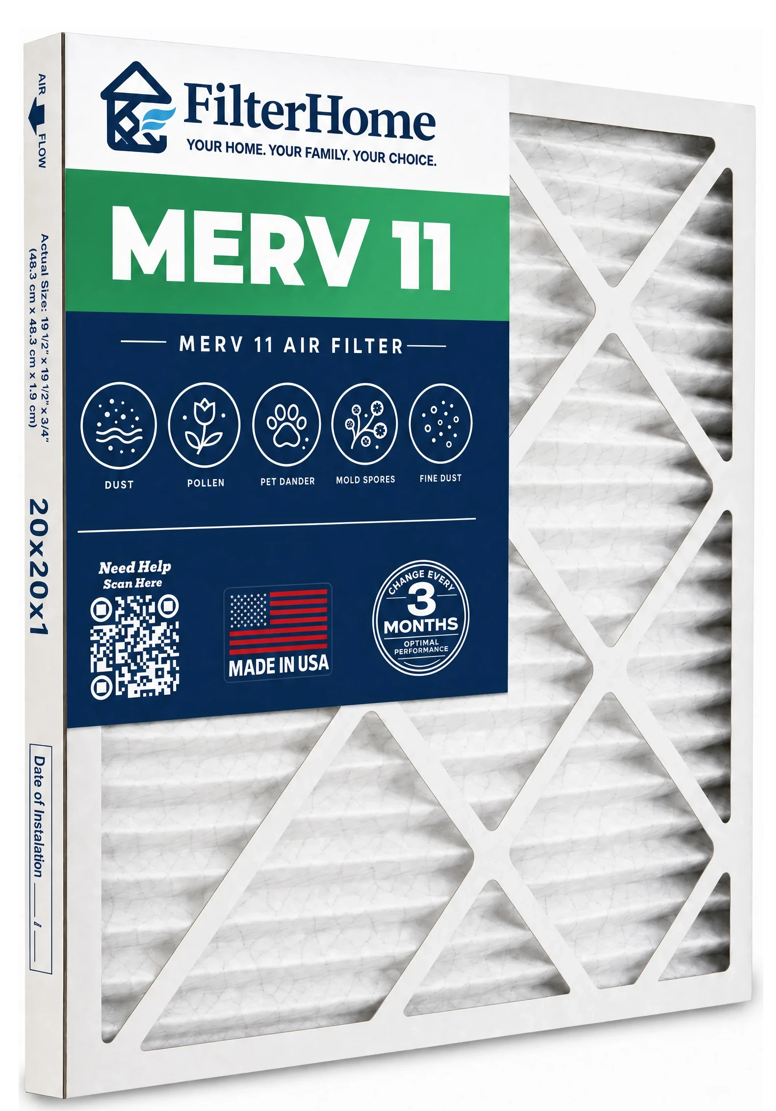 MERV 11 air filter
