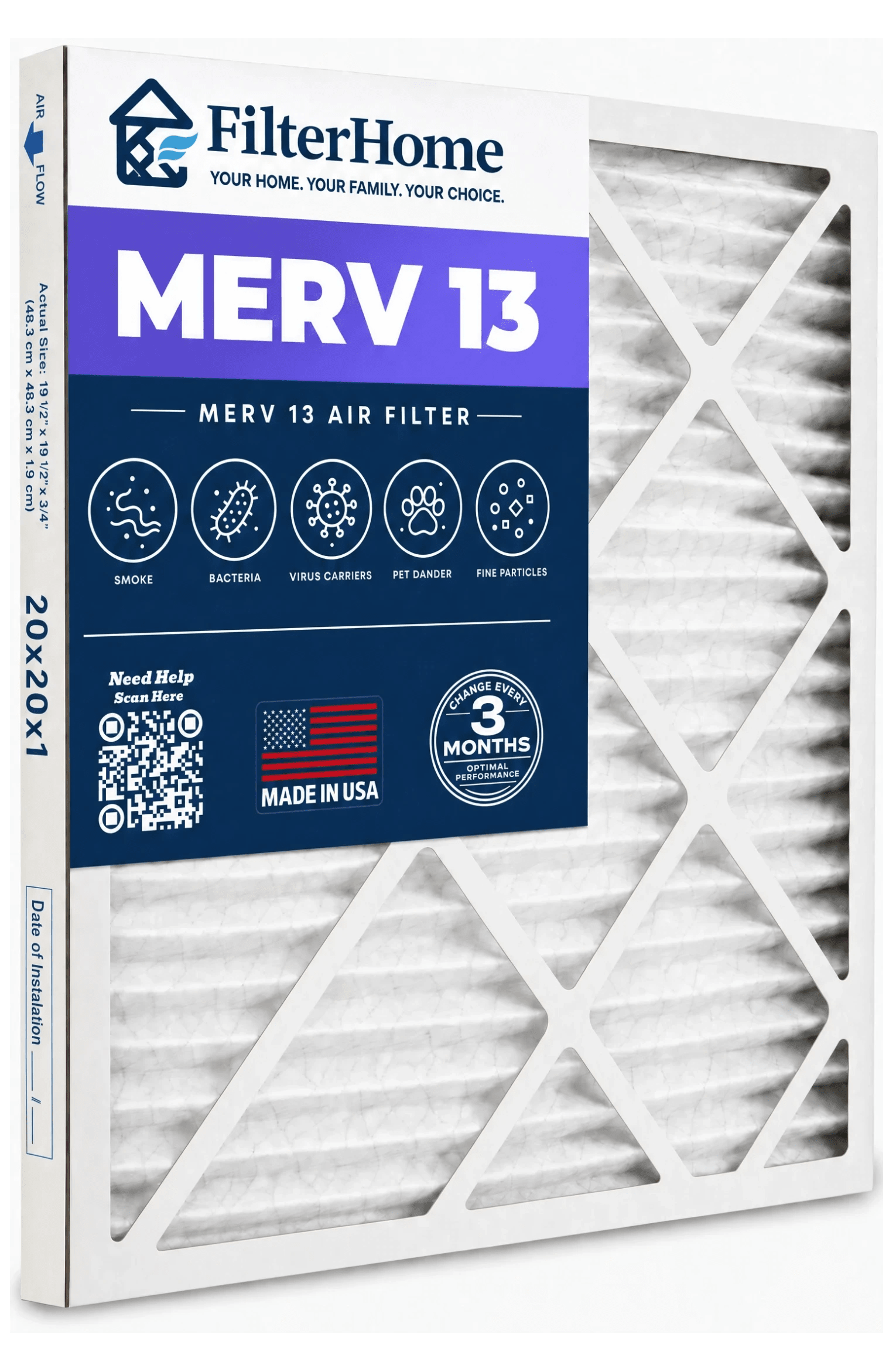 MERV 13 air filter
