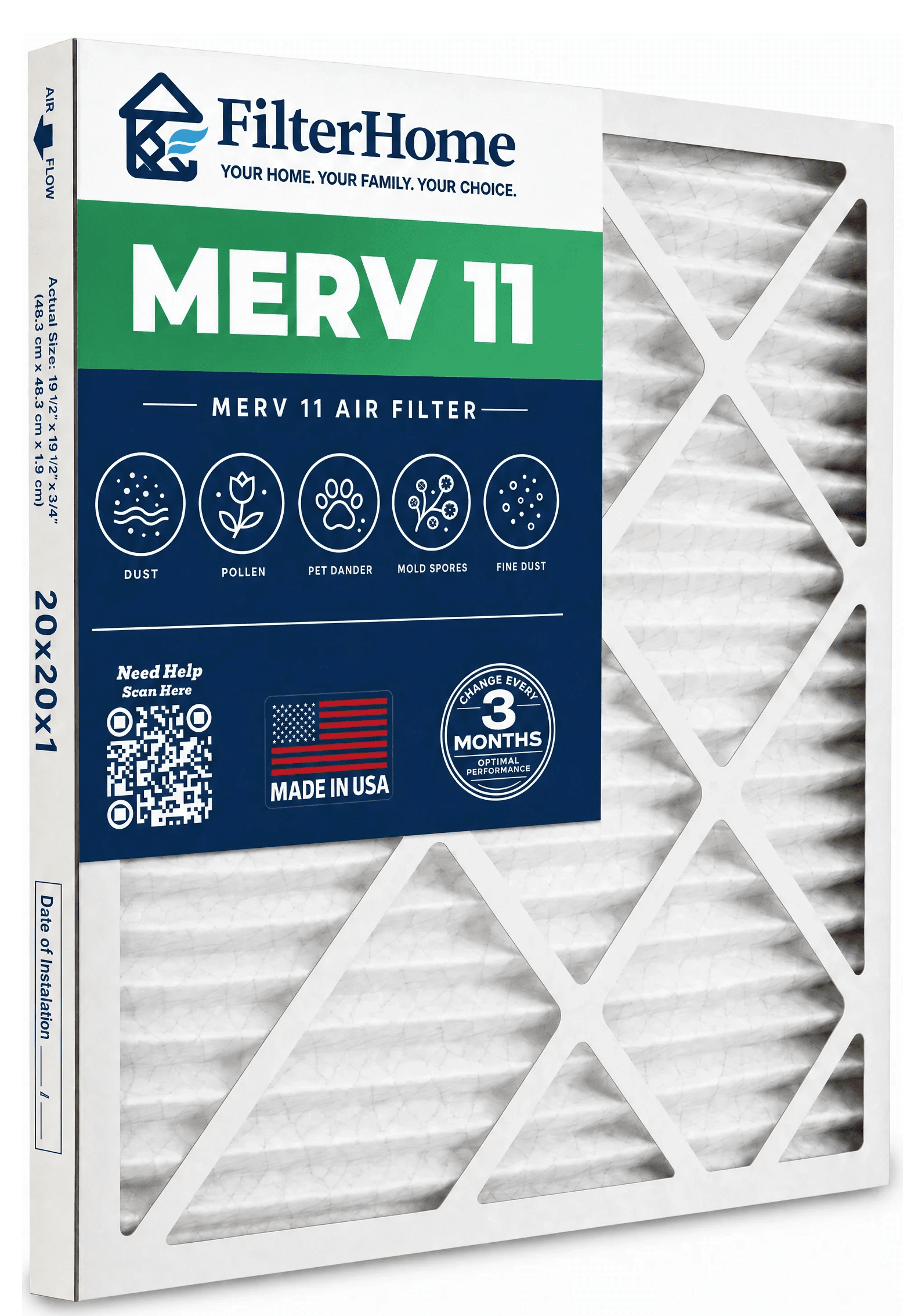 MERV 11 air filter