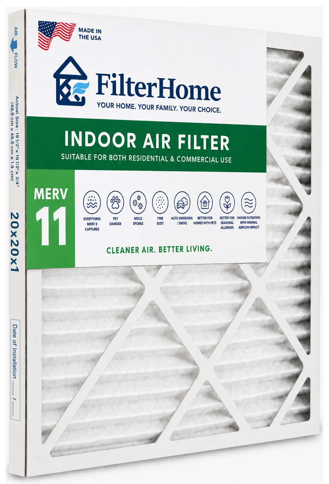 MERV 11 air filter