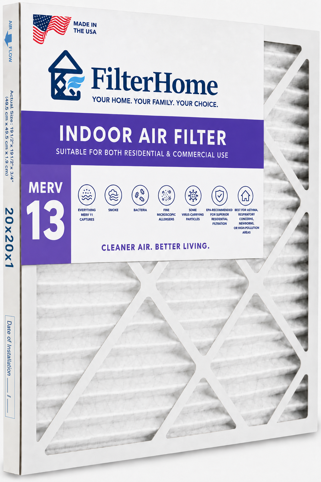 MERV 13 air filter