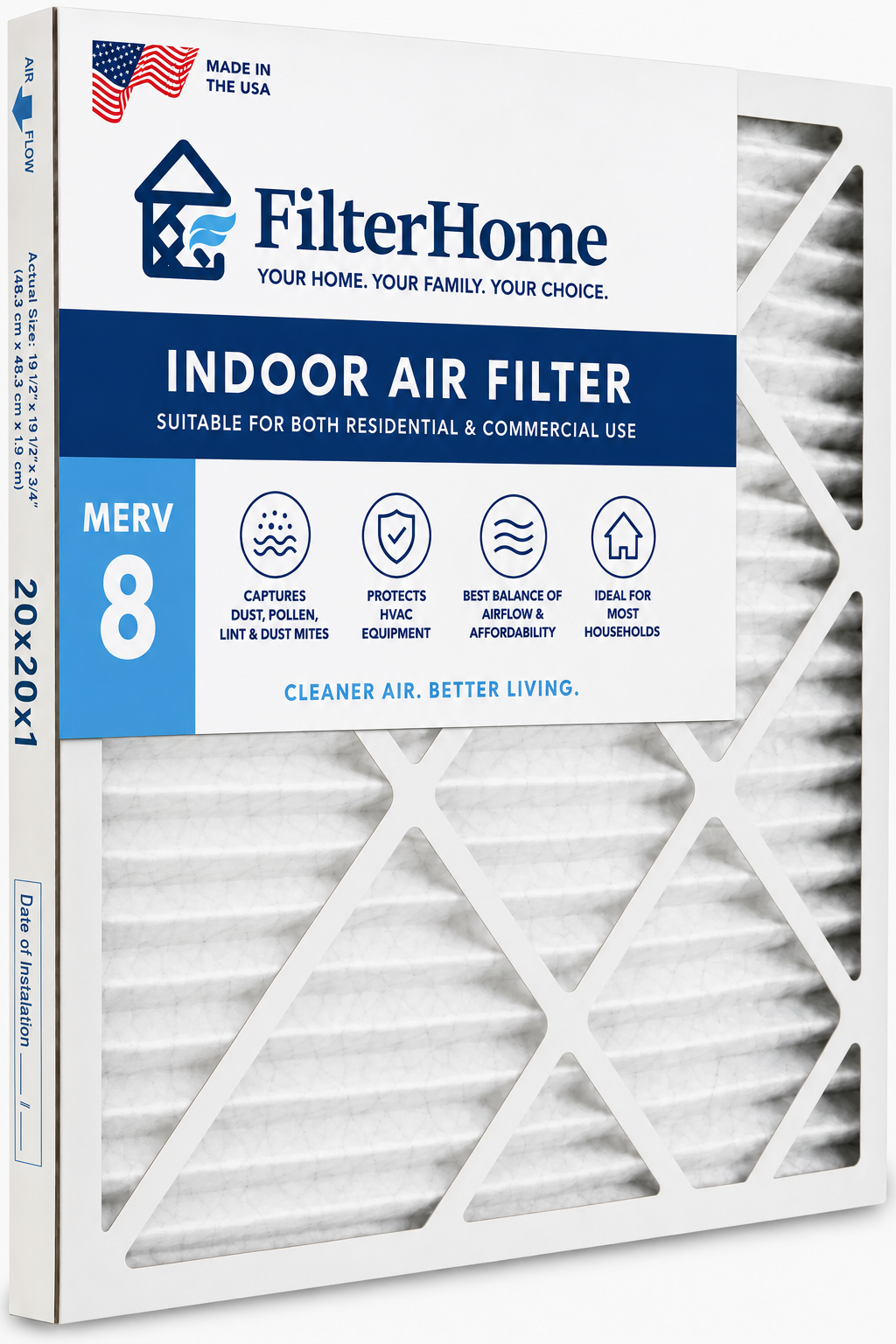 MERV 8 air filter
